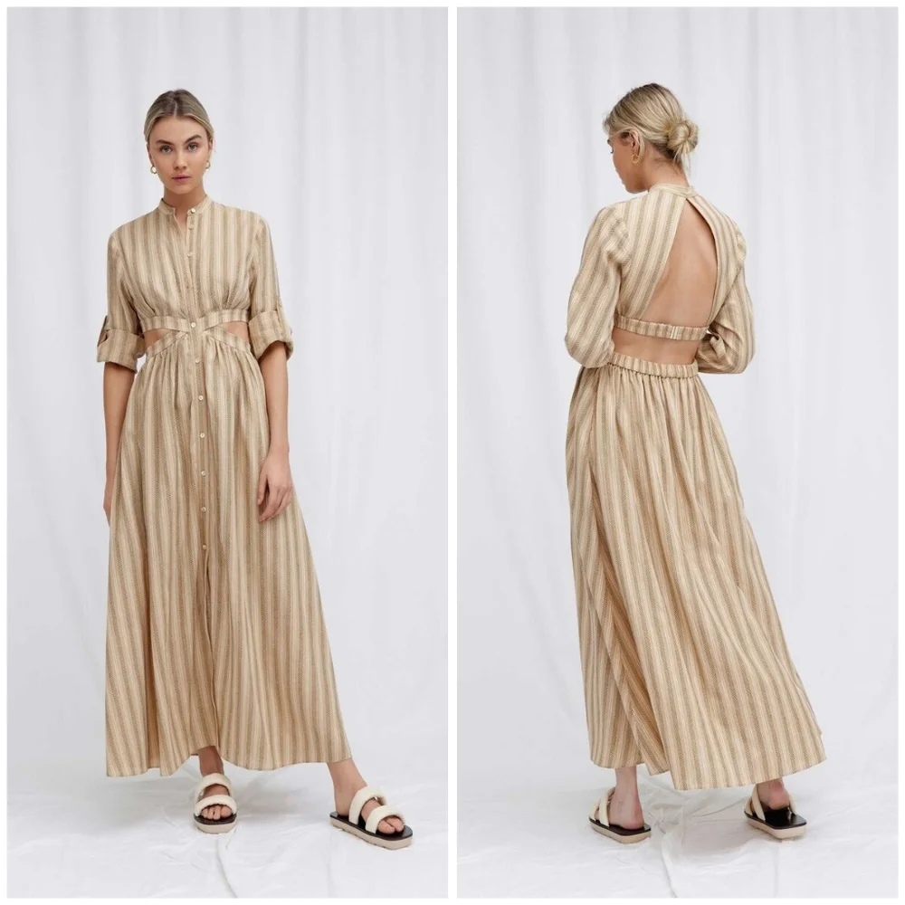 Anthropologie Significant Other cutout dress size 12 - Picture 2 of 16